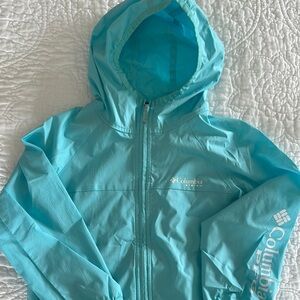Columbia PFG Aqua Hooded Windbreaker XXS 4-5